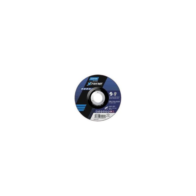 Norton X-Treme A 24R steel-stainless steel grinding wheel 125x7