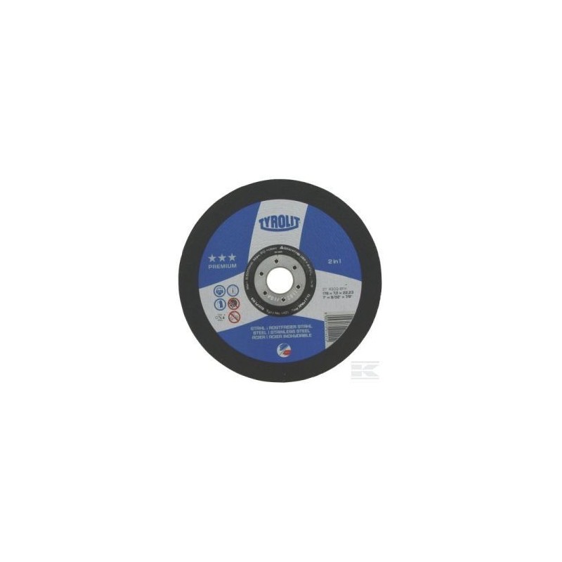 Tyrolit Premium 2in1 A30Q grinding wheel 178x7