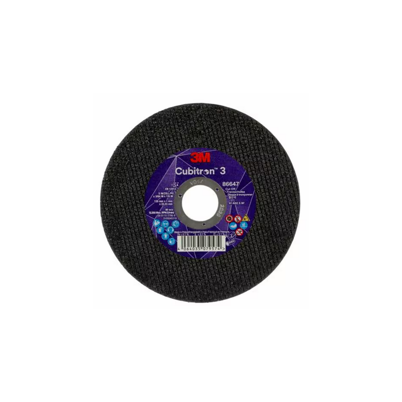 3M Cubitron 3 cutting disc 125x1 3M 86647 3M Cubitron 3 cutting disc 125x1 3M 86647