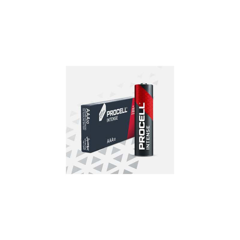 Duracell Procell Intense AAA - LR03 1.5V batterijen - 10 stuks Duracell Procell Intense AAA - LR03 1.5V batterijen - 10 stuks