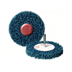 3M Scotch-Brite Clean & Strip Disc CG-ZS, blue, 100 mm x 13