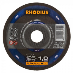 Rhodius XT77 Alpha staal doorslijpschijven 125x1.5
