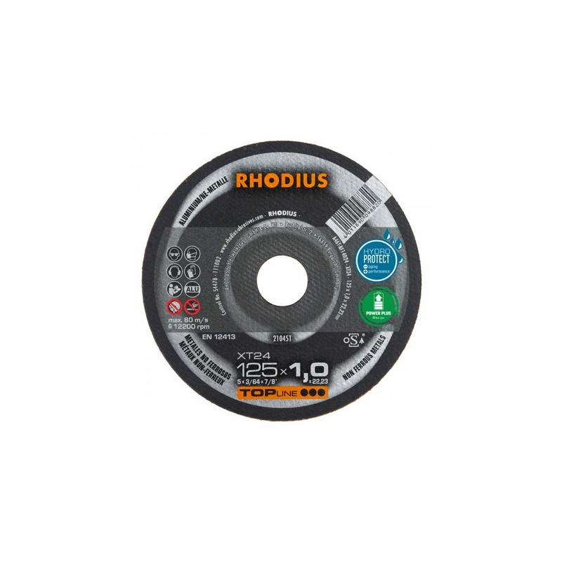 Rhodius XT24 Topline ALU doorslijpschijven 125x1