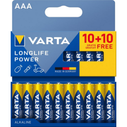 VARTA Longlife Power AAA actiepack 20 stuks (10+10)