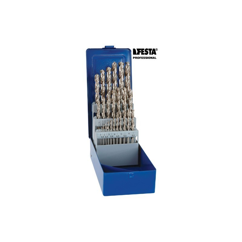 HSS-G DIN 338 borenset 25-delig 1-13 mm HSS-G DIN 338 borenset 25-delig 1-13 mm