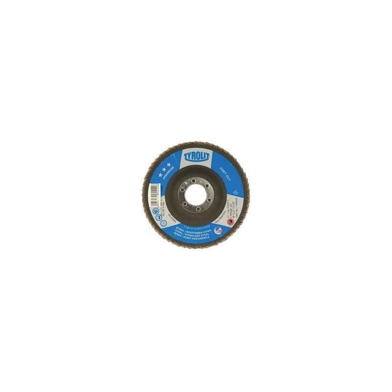 Tyrolit Premium Fast Cut conical flap disc  125/60